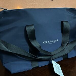 Coach  Duffel Bag in Navy and Black NWT